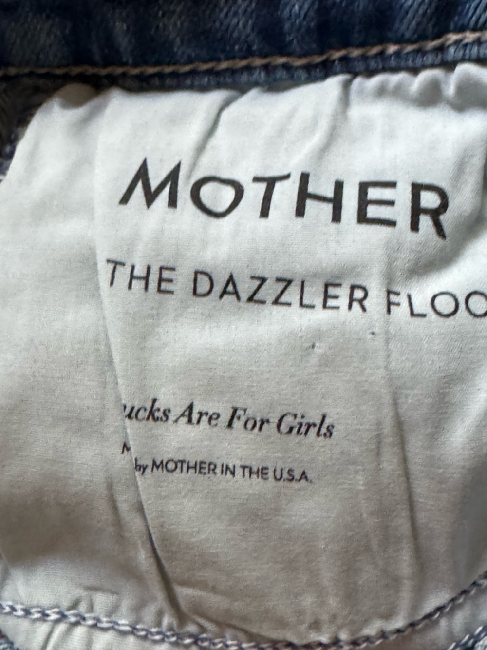 NEW MOTHER The Dazzler Flood Mid-Rise  Straight Leg Jeans - Picture 8 of 8